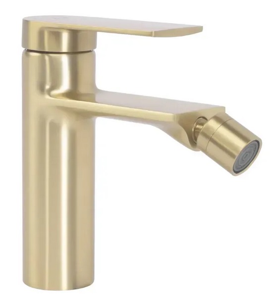 Змішувач для біде Rea Storm одноважільний матове золото REA-B7961