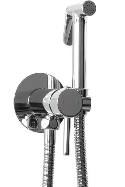 Гигиенический душ со смесителем скрытого монтажа Rea Loop хром REA-B4106