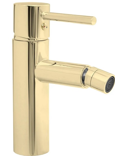 Смеситель для биде Rea Tess однорычажный золотой REA-B8807