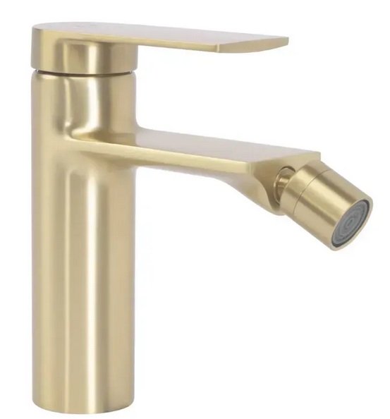 Смеситель для биде Rea Storm однорычажный матовое золото REA-B7961
