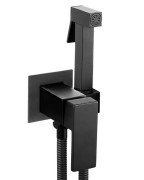 Гигиенический душ со смесителем скрытого монтажа Rea Fenix черный REA-B5687