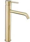 Смеситель для раковины Rea Lungo однорычажный золотой REA-B9409