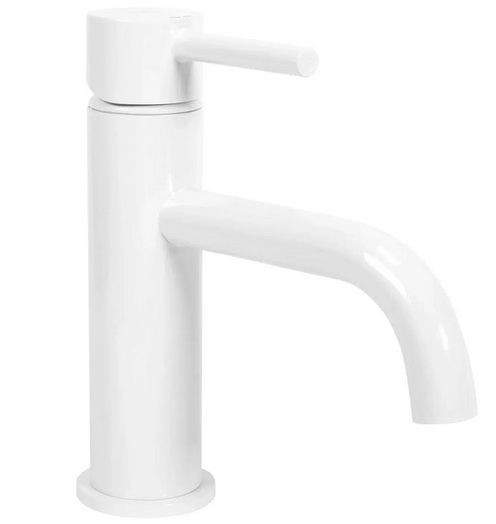 Змішувач для раковини Rea Lungo одноважільний білий матовий REA-B4401