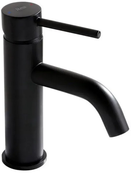Смеситель для раковины Rea Lungo однорычажный черный REA-B4102
