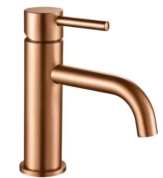 Смеситель для раковины Rea Lungo однорычажный матовая медь REA-B1112