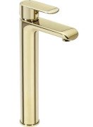 Смеситель для раковины Rea Bloom однорычажный золотой REA-B6201