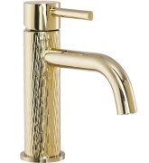 Змішувач для раковини Rea Lungo Art одноважільний золотий REA-B6322