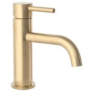 Смеситель для раковины Rea Lungo однорычажный матовое золото REA-B4527