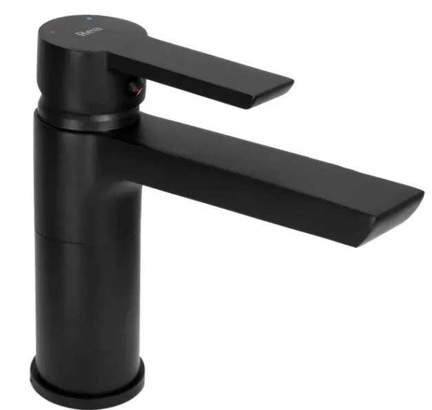 Смеситель для раковины Rea Argus однорычажный черный REA-B6210