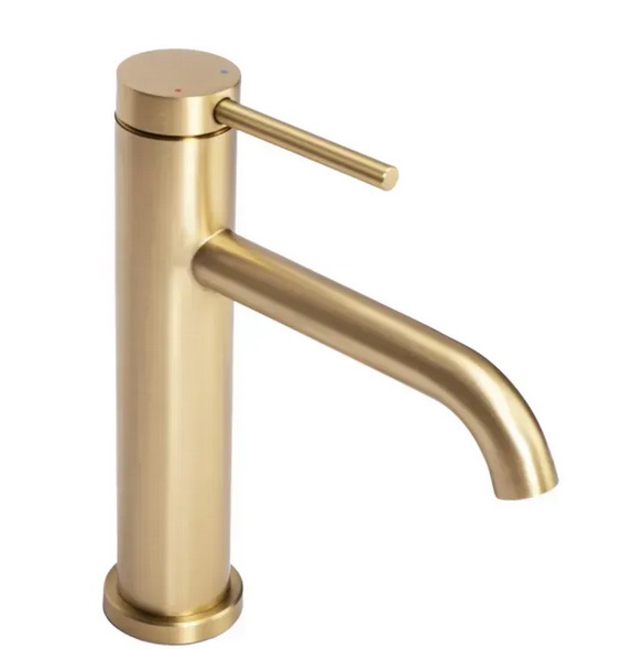 Змішувач для раковини Rea Clif одноважільний золотий матовий REA-B5323