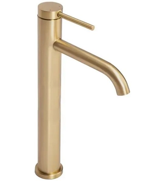 Смеситель для раковины Rea Clif однорычажный золотой матовый REA-B5329