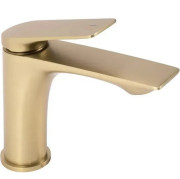 Смеситель для раковины Rea Avalon однорычажный матовое золото REA-B2703