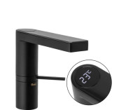 Змішувач для раковини Rea Amar одноважільний з датчиком температури чорний REA-B2065