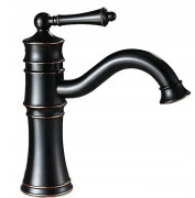 Смеситель для раковины Rea Vintage однорычажный черный REA-B0226