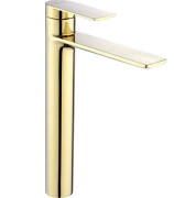 Смеситель для раковины Rea Storm однорычажный золотой REA-B9983