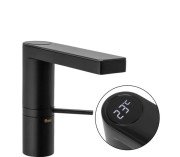 Змішувач для раковини Rea Amar одноважільний з датчиком температури чорний REA-B2065