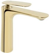 Смеситель для раковины Rea Berg однорычажный золотой REA-B2041