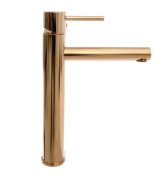 Смеситель для раковины Rea Tess однорычажный розовое золото REA-B8804