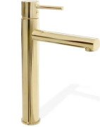 Смеситель для раковины Rea Tess однорычажный золотой REA-B8803