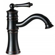 Смеситель для раковины Rea Vintage однорычажный черный REA-B0226