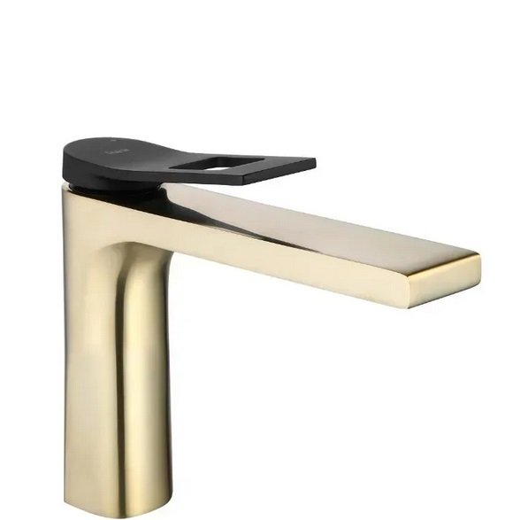 Смеситель для раковины Rea Soul однорычажный матовое золото REA-B9960