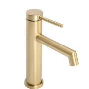 Смеситель для раковины Rea Foss однорычажный золотой матовый REA-B5316