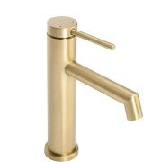 Смеситель для раковины Rea Foss однорычажный золотой матовый REA-B5316