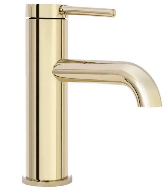 Смеситель для раковины Rea Spot однорычажный золотой REA-B2014