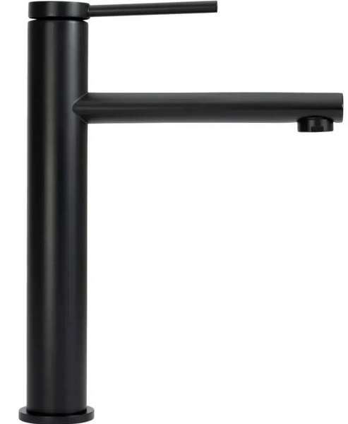 Смеситель для раковины Rea Oval однорычажный черный REA-B6511