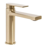 Смеситель для раковины Rea Verso однорычажный золотой REA-B6555