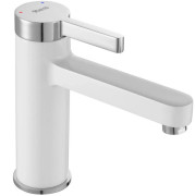 Змішувач для раковини Rea Polo одноважільний білий/хром REA-B9941