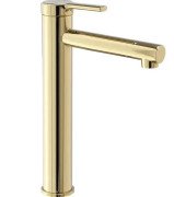 Смеситель для раковины Rea Pixel однорычажный золотой REA-B6215