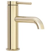 Смеситель для раковины Rea Spot однорычажный золотой REA-B2014