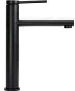 Смеситель для раковины Rea Oval однорычажный черный REA-B6511