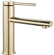 Смеситель для раковины Rea Oval однорычажный золото REA-B6515