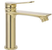 Змішувач для раковини Rea Viral одноважільний золотий REA-B2022