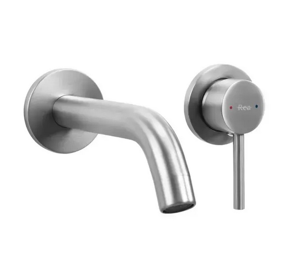 Змішувач для раковини Rea Owen настінний одноважільний нікель REA-B5335