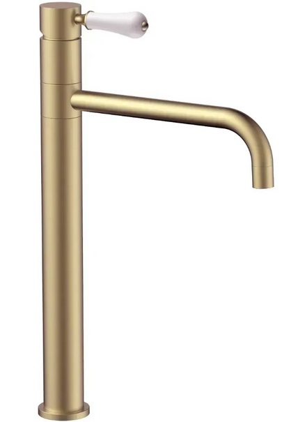 Смеситель для раковины Rea Serra однорычажный матовое золото REA-B1145