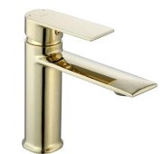 Смеситель для раковины Rea Veneta однорычажный золотой REA-B6417