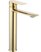 Смеситель для раковины Rea Veneta однорычажный золотой REA-B6419