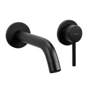 Смеситель для раковины Rea Owen настенный однорычажный черный REA-B5332