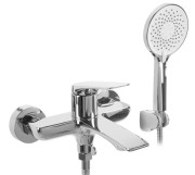Смеситель для ванной Rea Avalon однорычажный с душевым гарнитуром хром REA-B1156