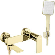 Змішувач для ванної Rea Storm одноважільний із душовим гарнітуром золото REA-B9985