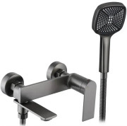 Смеситель для ванной Rea Storm однорычажный с душевым гарнитуром графит REA-B4585