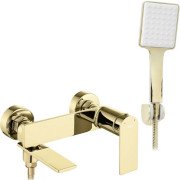 Смеситель для ванной Rea Storm однорычажный с душевым гарнитуром золото REA-B9985