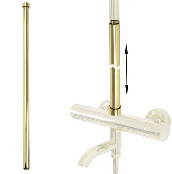 Подовжувач для душового гарнітуру Rea 60 см латунь золото REA-K6651