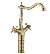 Смеситель для кухни Rea Rustico двухвентильный золотой матовый REA-B5521