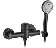 Смеситель для душа Rea Ontario с душевым гарнитуром черный REA-B5500