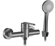 Смеситель для душа Rea Ontario с душевым гарнитуром графит REA-B5503