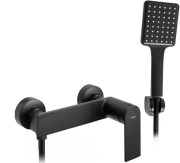 Смеситель для душа Rea Storm с душевым гарнитуром черный REA-B8033